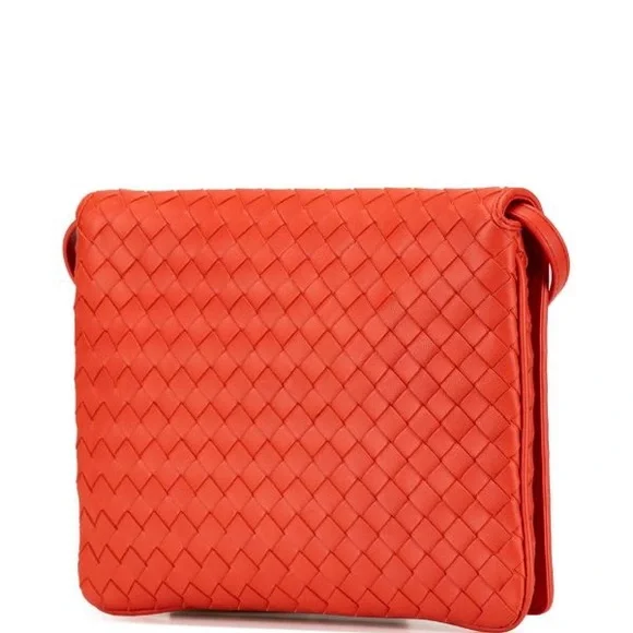 Bottega Veneta Nappa Intrecciato Flap Crossbody Bag - Picture 2 of 7